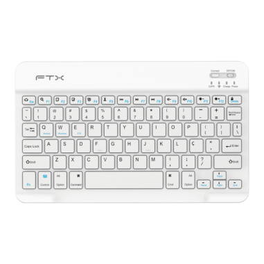 Teclado FTX FTXB09 Bluetooth - Blanco
