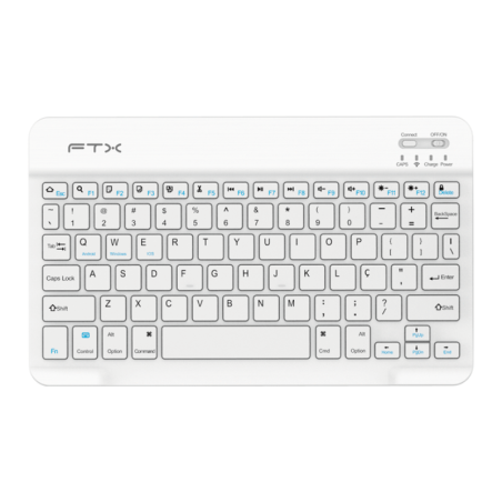 Teclado FTX FTXB09 Bluetooth - Blanco