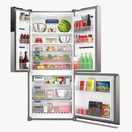 Heladera Electrolux F/S 538Lts Inverter Multidoor - Inox
