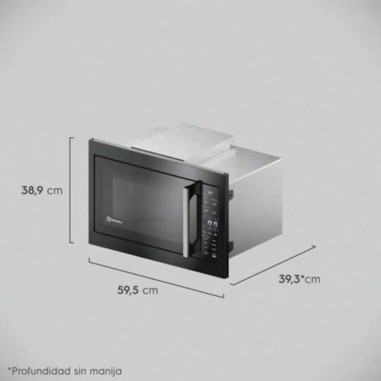 Microondas Empotrable Electrolux 30Lts - Negro