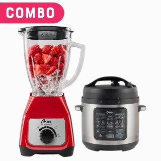 Combo Multiolla Oster Turbo 5.7L + Licuadora Oster® Jarra De Vidrio Perilla