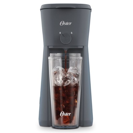 Combo Cafetera Oster Iced Coffee 2 En 1 De 600ml + Sandwichera Oster Plato Hondo