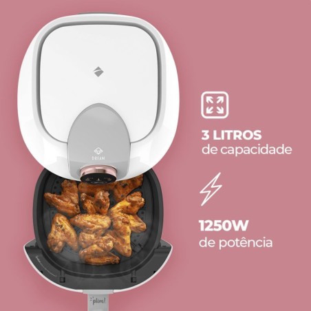 Combo Freidora Cadence Dream Rose Gold 3L + Licuadora Cadence Dream Rose Gold 500ml