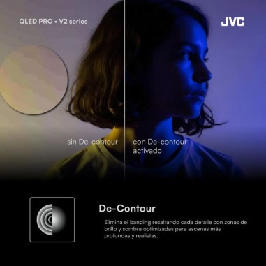 TV Smart JVC QledPro 65" 4K Google TV 65KM858