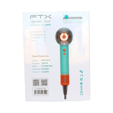 Secador De Pelo FTX Supersonic Nural 1600W