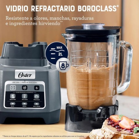 Licuadora Oster Profesional Xtreme Mix Con Jarra De Vidrio Boroclass 2L