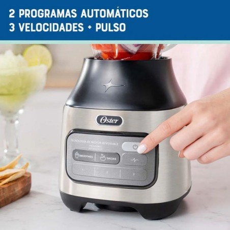 Combo Horno Electrico Ferre 60 litros Gris + Licuadora Oster® con tecnología reversible