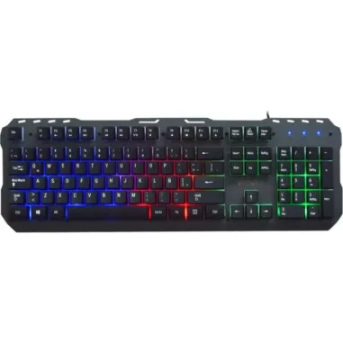 Kit Gamer Teclado Satellite GK-42 RGB + Mouse + Mousepad + Speaker - Negro (Español)