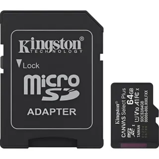 Memoria MicroSD Kingston Canvas Plus 100 MB/s 64 GB