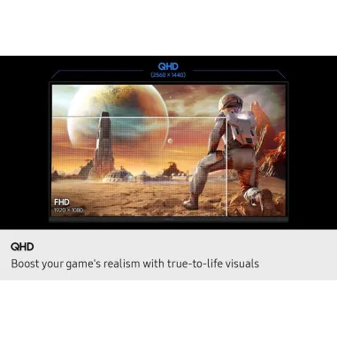 Monitor Gamer Samsung Odyssey G5 32" QHD, 180Hz, Plano, VA, AMD FreeSync