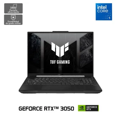 Notebook Gamer Asus TUF 16" I5, 8GB RAM, 512GB SSD, RTX3050