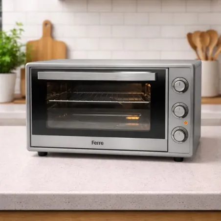 Horno Electrico Ferre 60 Litros Gris