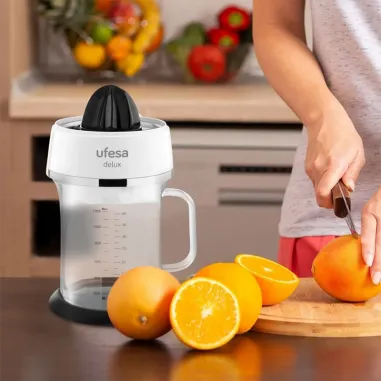 Exprimidor de jugos Ufesa Delux 1,2L Vidrio