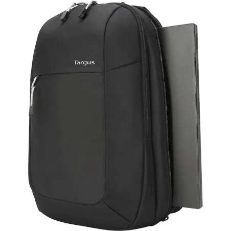Mochila Targus Intellect 15.6" Compartimiento Acolchado, Diseño Liviano - Negro