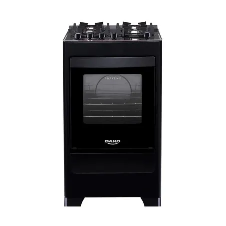 Cocina a gas Dako Supreme Glass 4 Hornallas 1 Horno