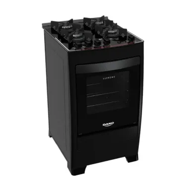 Cocina a gas Dako Supreme Glass 4 Hornallas 1 Horno