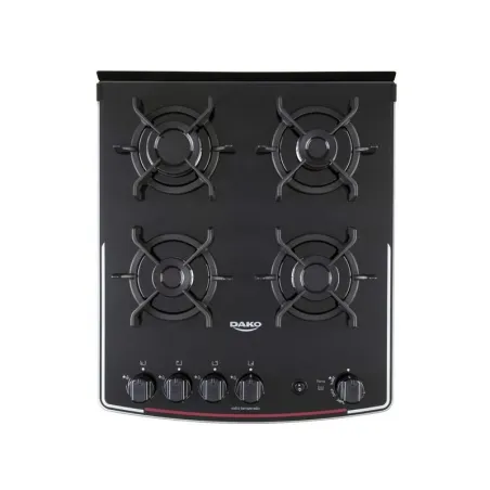 Cocina a gas Dako Supreme Glass 4 Hornallas 1 Horno
