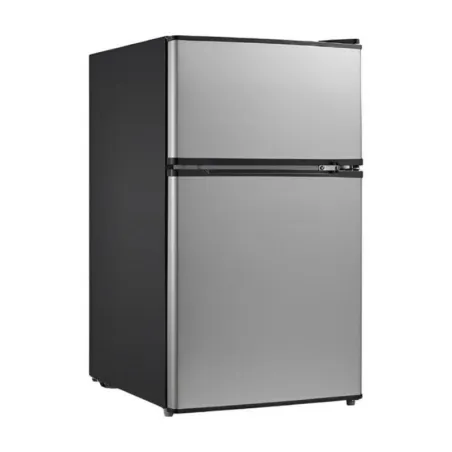 Frigobar Midea 110L Frío Húmedo 2 Puertas - Plata