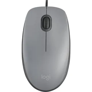 Mouse Logitech M110S Silent – Click silencioso, USB, diseño cómodo - Gris