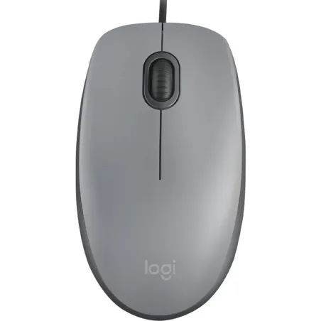 Mouse Logitech M110S Silent – Click silencioso, USB, diseño cómodo - Gris