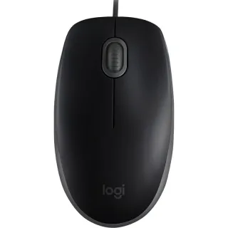 Mouse Logitech M110 – Óptico, conexión USB, diseño ambidiestro - Negro
