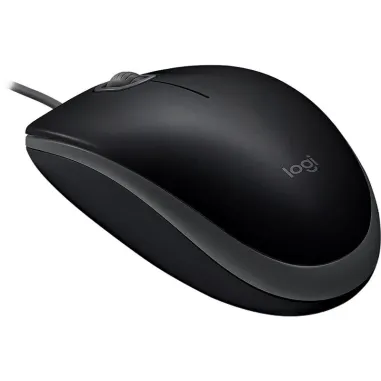 Mouse Logitech M110 – Óptico, conexión USB, diseño ambidiestro - Negro
