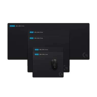 Mouse Pad Logitech G640 Large – Superficie de tela, base antideslizante