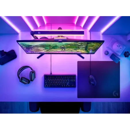 Mouse Pad Logitech G740 Large – Tela optimizada, extra control, base firme