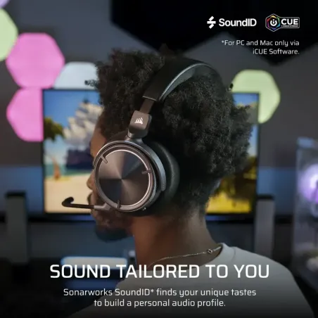 Auricular Gamer Corsair Virtuoso Max RGB Wireless XT - Slate