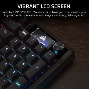 Teclado Gamer Corsair Vanguard 96 – Switches MLX, diseño compacto