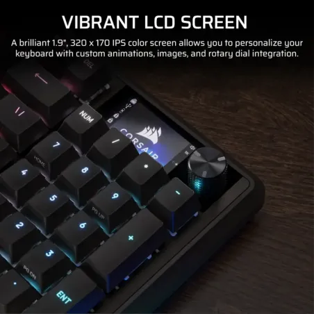 Teclado Gamer Corsair Vanguard 96 – Switches MLX, diseño compacto