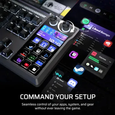 Teclado Gamer + Stream Deck Corsair Galleon 100SD – Control de streaming, botones personalizables