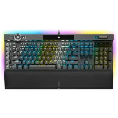 Teclado Gamer Corsair K100 RGB – Mecánico, switches Cherry MX, RGB