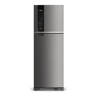 Heladera Whirlpool WRM45BK 400/375L Evox Frío Seco Panel Touch