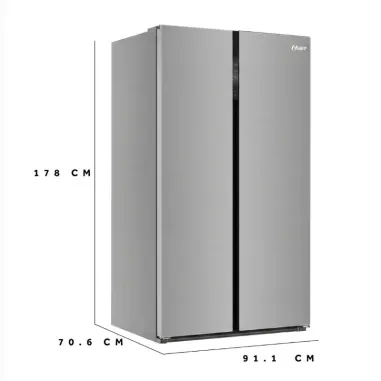 Heladera Oster Side By Side 623L Frío Seco Inverter