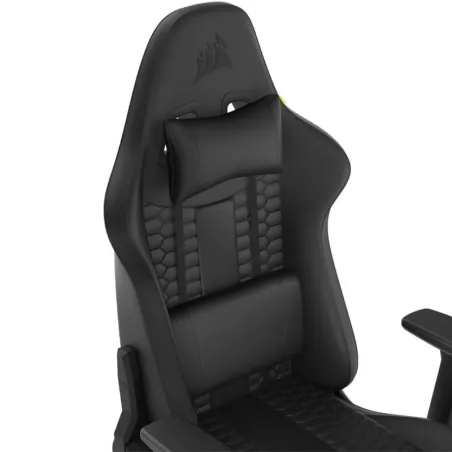 Silla Gamer Corsair TC100 Relaxed Leather - Negro