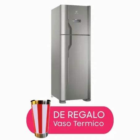 Heladera Electrolux F/seco 2 Puertas 371 Lts INOX al mejor precio del Paraguay.