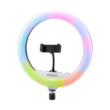 Aro de Luz LED Satellite 12" RGB – Iluminación Multicolor para Streaming y Contenido