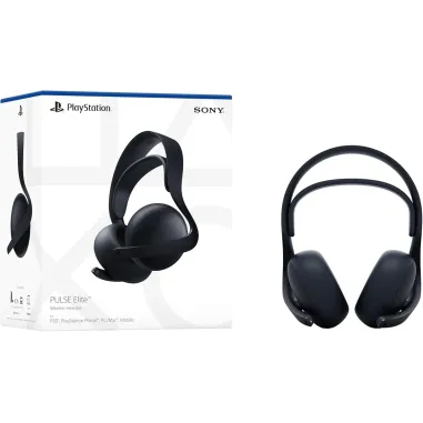 Auricular Sony Pulse Elite Wireless – Audio Inalámbrico de Alta Fidelidad, Blanco y Negro