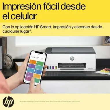 Impresora Multifunción HP Smart Tank 580 – Impresión, Copia, Escaneo y Tintas Incluidas + Tintas de REGALO