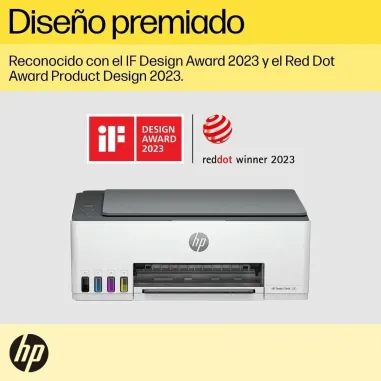 Impresora Multifunción HP Smart Tank 580 – Impresión, Copia, Escaneo y Tintas Incluidas + Tintas de REGALO