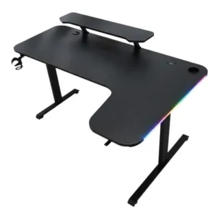 Mesa Gamer Satellite GT604 – Iluminación RGB y Diseño para Gaming