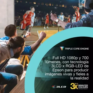Proyector Epson EF-61G – Full HD, Google TV y 700 Lúmenes