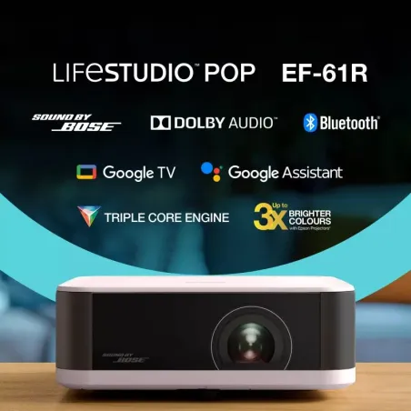 Proyector Epson EF-61R – Full HD, Google TV y 700 Lúmenes