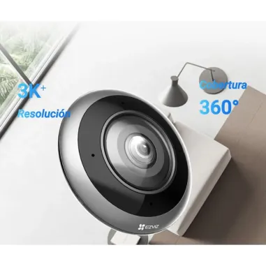 Cámara WiFi Ezviz E4P – Resolución 2K, Visión Nocturna e Inteligencia Artificial