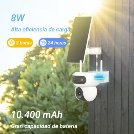 Kit Cámara Solar Ezviz HB90 – Resolución 2K+, Panel Solar y Conectividad WiFi
