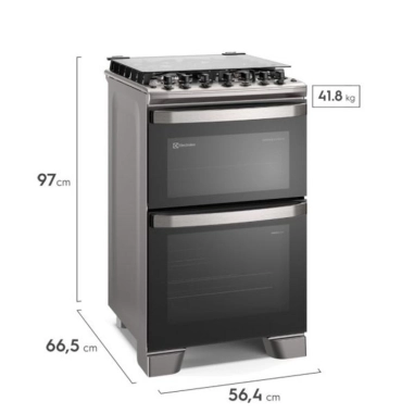 Cocina A Gas Electrolux 4 Hornallas 2 Hornos 35/79L