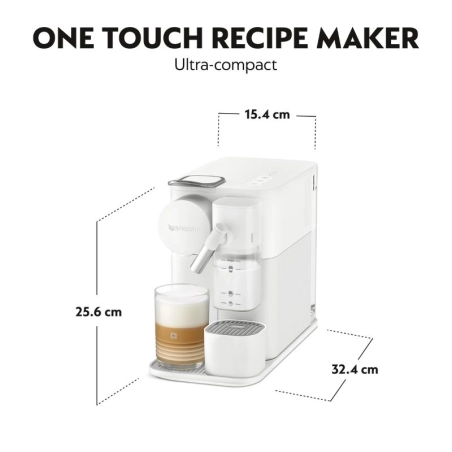 Cafetera Nespresso Lattissima One White F121