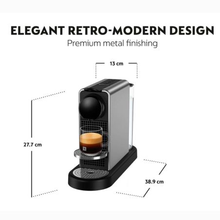 Cafetera Nespresso Citiz Platinum Titan C140