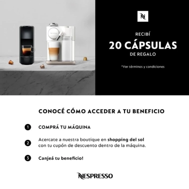 Cafetera Nespresso Inissia Black